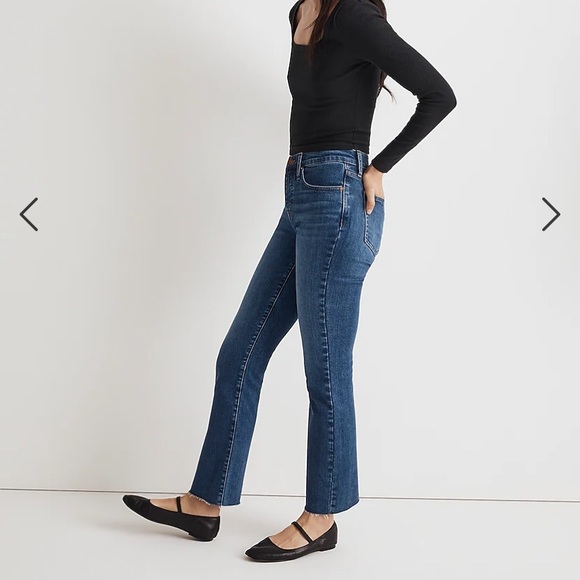 NWT Madewell Petite Kick Out Crop Jeans (27P) - Picture 2 of 10